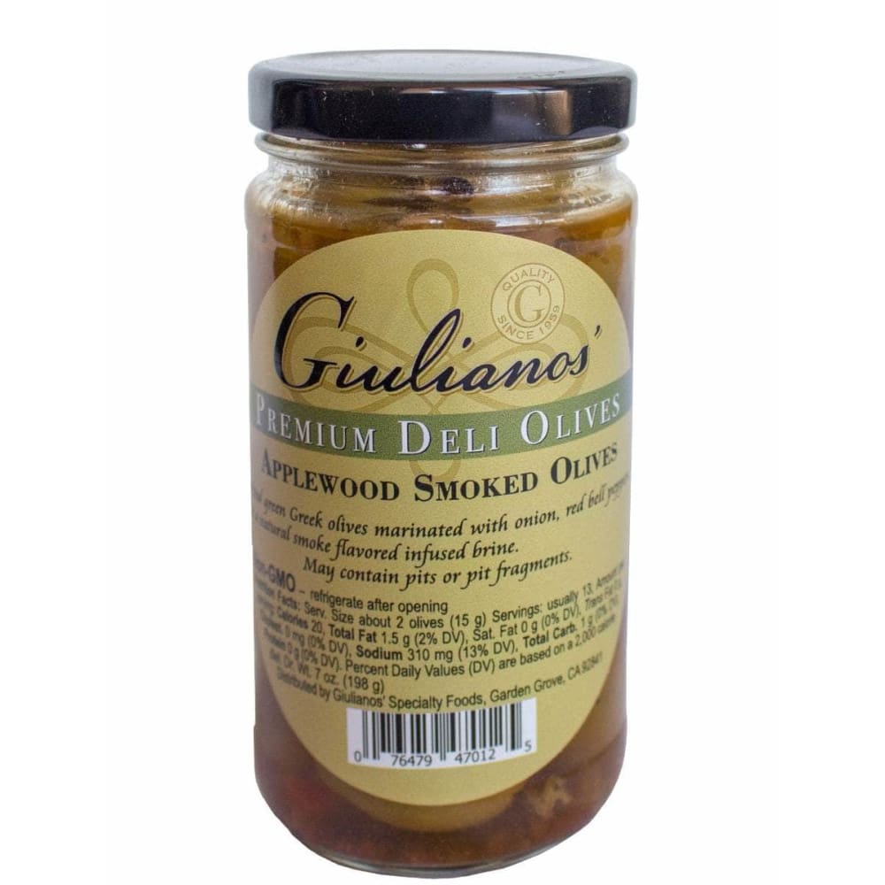 Giuliano Giuliano Applewood Smoked Olives, 7 oz