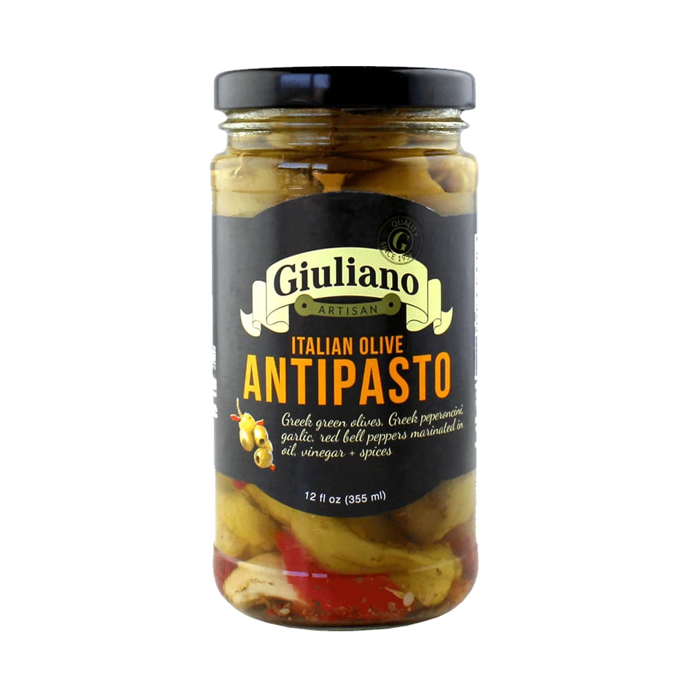 GIULIANO GIULIANO Italian Olive Antipasto, 12 oz