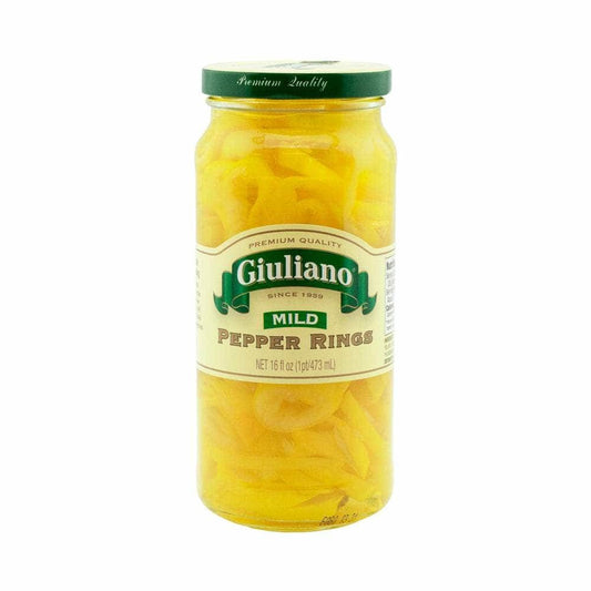 GIULIANO GIULIANO Mild Pepper Rings, 16 oz