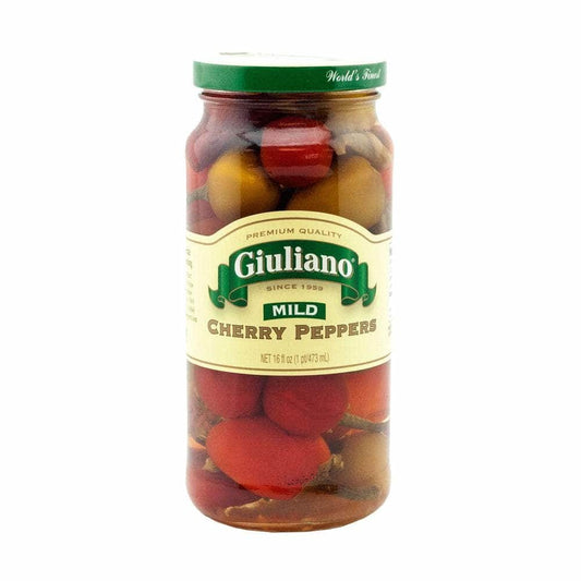 GIULIANO GIULIANO Sweet Mild Cherry Peppers, 16 oz