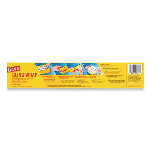 Glad Clingwrap Plastic Wrap 200 Square Foot Roll Clear - Food Service - Glad®