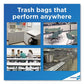 Glad Forceflex Tall Kitchen Drawstring Trash Bags 13 Gal 0.72 Mil 23.75 X 24.88 Gray 100/box - Janitorial & Sanitation - Glad®