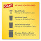 Glad Odorshield Quick-tie Small Trash Bags 4 Gal 0.5 Mil 8 X 18 White 26 Bags/box 6 Boxes/carton - Janitorial & Sanitation - Glad®