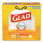 Glad Odorshield Tall Kitchen Drawstring Bags 13 Gal 0.72 Mil 24 X 27.38 White 80/box - Janitorial & Sanitation - Glad®