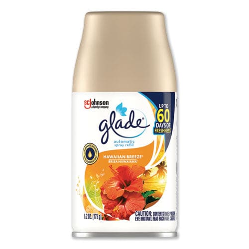 Glade Automatic Air Freshener Clean Linen 6.2 Oz 6/carton - Janitorial & Sanitation - Glade®