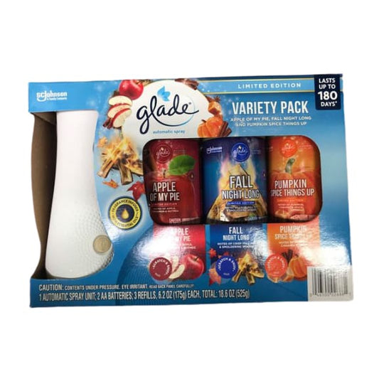 Glade Automatic Spray with 3 Refills, Multiple Scent Choice - ShelHealth.Com