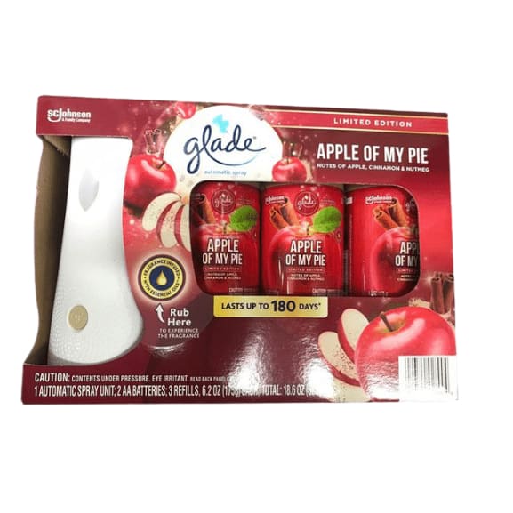 Glade Automatic Spray with 3 Refills, Multiple Scent Choice - ShelHealth.Com