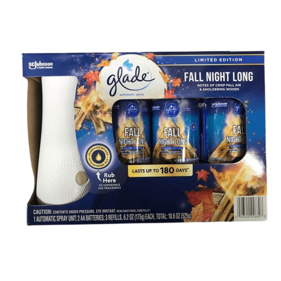 Glade Automatic Spray with 3 Refills, Multiple Scent Choice - ShelHealth.Com