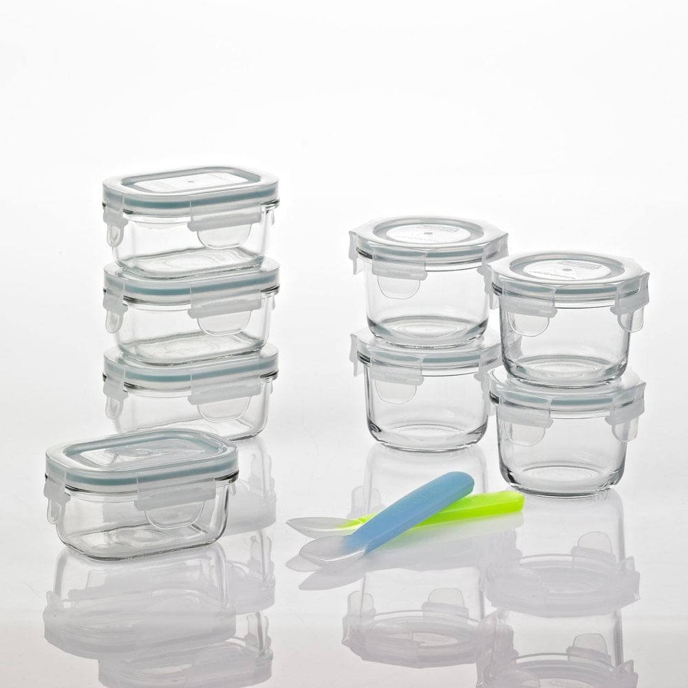 Glasslock Baby Food Glass Container Set (18pc.) - Food Storage & Kitchen Organization - Glasslock