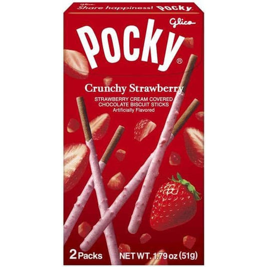 GLICO Glico Pocky Crunchy Strawberry, 1.79 Oz