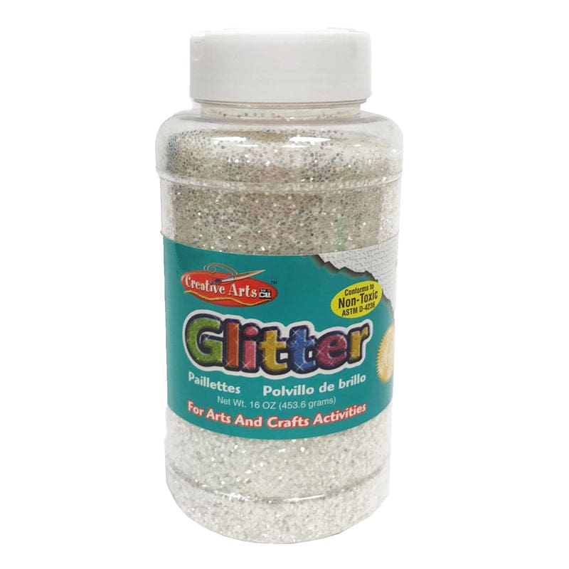 Glitter 16 Oz Bottle Iridescent (Pack of 6) - Glitter - Charles Leonard