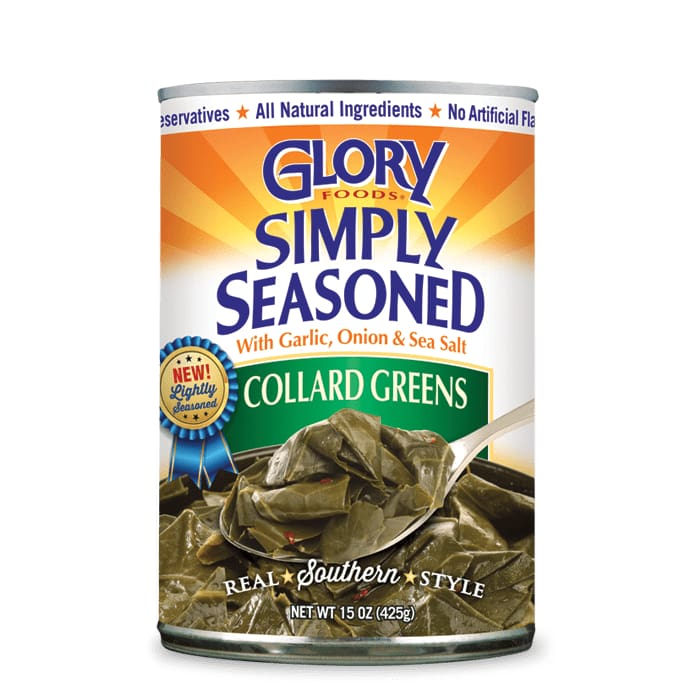 Glory Foods Glory Foods Simply Seasoned Collard Greens, 15 oz