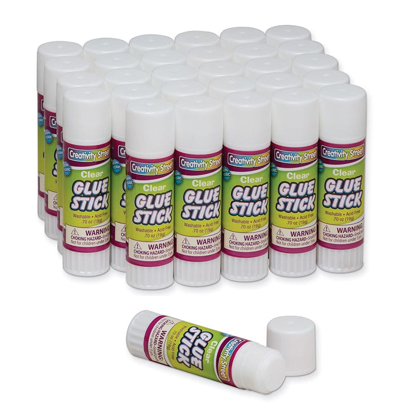 Glue Sticks 30 Clear.70 Oz (Pack of 2) - Glue/Adhesives - Dixon Ticonderoga Co - Pacon