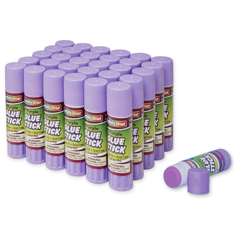 Glue Sticks 30 Purple.28 Oz (Pack of 6) - Glue/Adhesives - Dixon Ticonderoga Co - Pacon