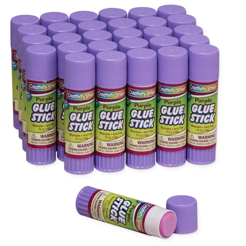 Glue Sticks 30 Purple.70 Oz (Pack of 2) - Glue/Adhesives - Dixon Ticonderoga Co - Pacon