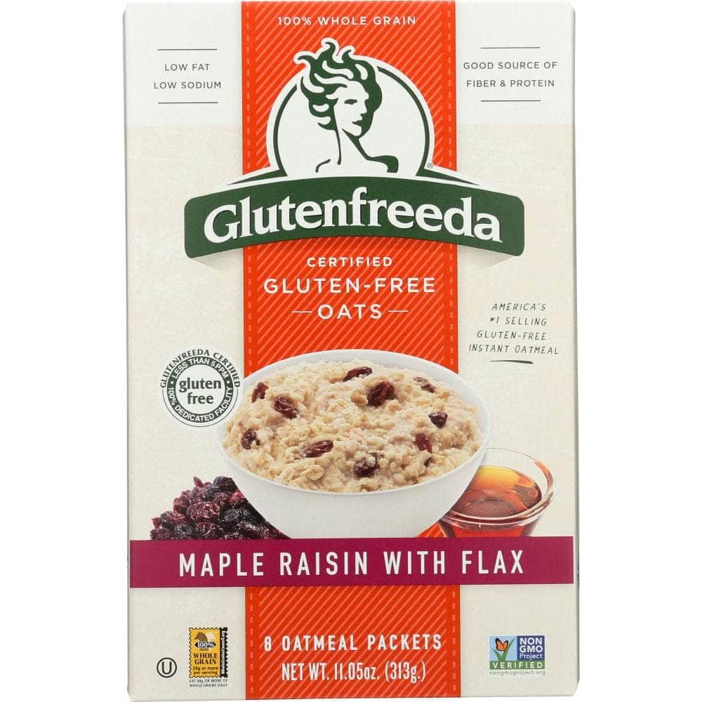 Glutenfreeda Glutenfreeda Instant Oatmeal Maple Raisin with Flax, 11.05 oz
