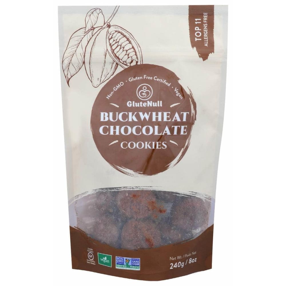 GLUTENULL Glutenull Buckwheat Chocolate Cookies, 8 Oz