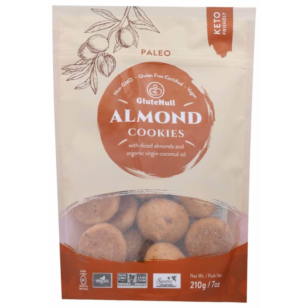 GLUTENULL Glutenull Cookies Almond Keto, 8 Oz