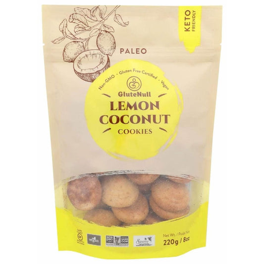 GLUTENULL Glutenull Lemon Coconut Keto Cookies, 8 Oz