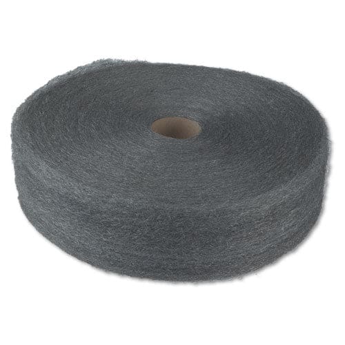 GMT Industrial-quality Steel Wool Reel #1 Medium 5 Lb Reel 6/carton - Janitorial & Sanitation - GMT