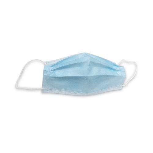 GN1 Three-ply General Use Face Mask Blue/white 2,500/carton - Janitorial & Sanitation - GN1