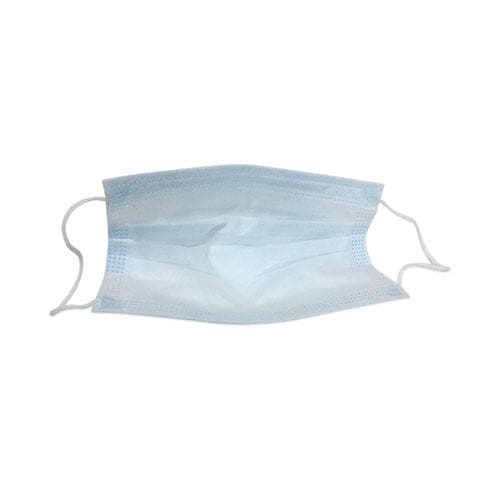 GN1 Three-ply General Use Face Mask Blue/white 2,500/carton - Janitorial & Sanitation - GN1
