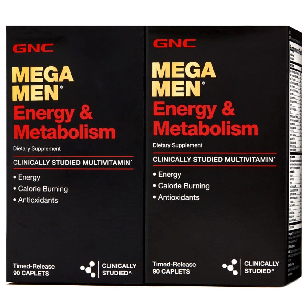 GNC Mega Men Energy & Metabolism Multivitamins (180 ct.) - Multivitamins - GNC Mega