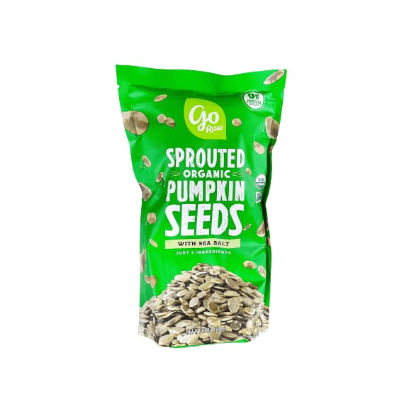 Go Raw Go Raw Pumpkin Seeds with Sea Salt, Sprouted & Organic, 18 oz
