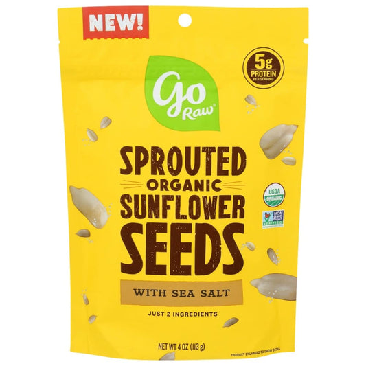 Go Raw Sprouted Sunflower Seeds 4 Oz - GO RAW