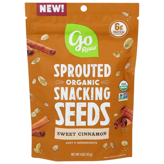 Go Raw Sweet Cinnamon Snacking Seeds 4 Oz - GO RAW