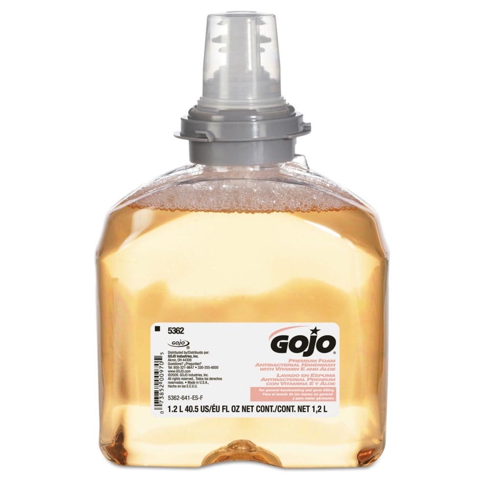 GOJO Automatic Premium Foam Antibacterial Handwash Soap Refill Fresh Fruit Scent (1200 mL 2 ct.) - Hand Soap - GOJO Automatic