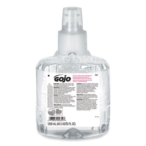GOJO Clear And Mild Foam Handwash Refill For Gojo Ltx-12 Dispenser Fragrance-free 1,200 Ml Refill - Janitorial & Sanitation - GOJO®