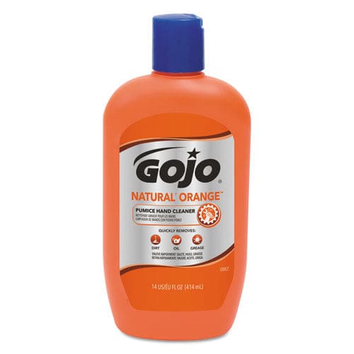 GOJO Natural Orange Pumice Hand Cleaner Citrus 14 Oz Bottle 12/carton - Janitorial & Sanitation - GOJO®