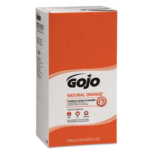 GOJO Natural Orange Pumice Hand Cleaner Refill Citrus Scent 5,000 Ml 2/carton - Janitorial & Sanitation - GOJO®