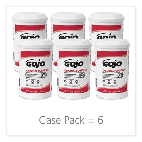 GOJO Original Formula Hand Cleaner Creme Unscented 4.5 Lb White 6/carton - Janitorial & Sanitation - GOJO®