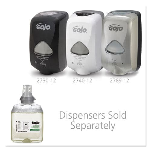 GOJO Tfx Green Certified Foam Hand Cleaner Refill Unscented 1,200 Ml 2/carton - Janitorial & Sanitation - GOJO®