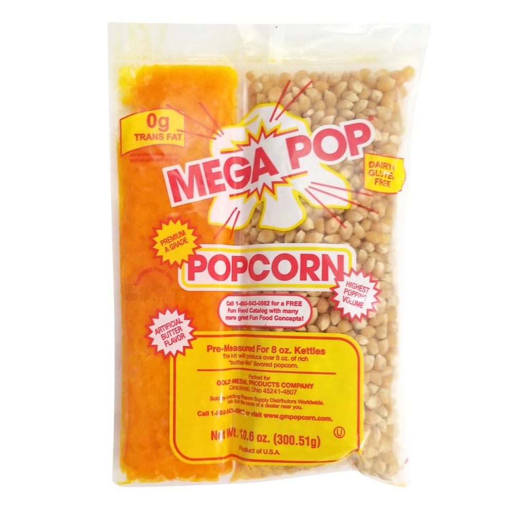 Gold Medal Mega Pop Popcorn Kit (8 oz. 24 ct.) - Bulk Pantry - Gold Medal