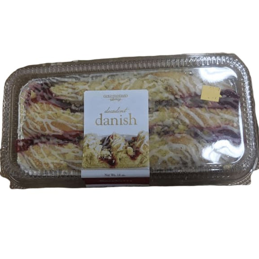 Gold Standard Baking decadent Danish Pie, Raspberry, 14 oz - ShelHealth.Com