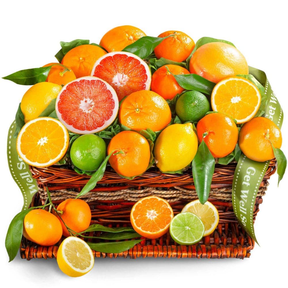 Golden State Fruit Get Well Soon Citrus Gift Basket - Gift Baskets - Golden State