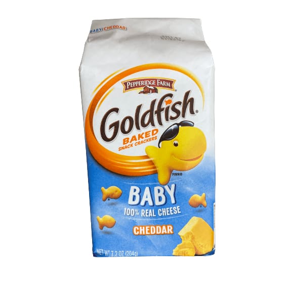 Goldfish Goldfish Baby Cheddar Crackers, Snack Crackers, 7.2 oz bag