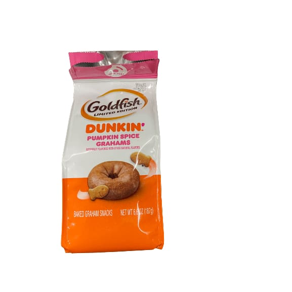 Goldfish Goldfish Limited Edition Dunkin' Pumpkin Spice Grahams, 6.6 oz.