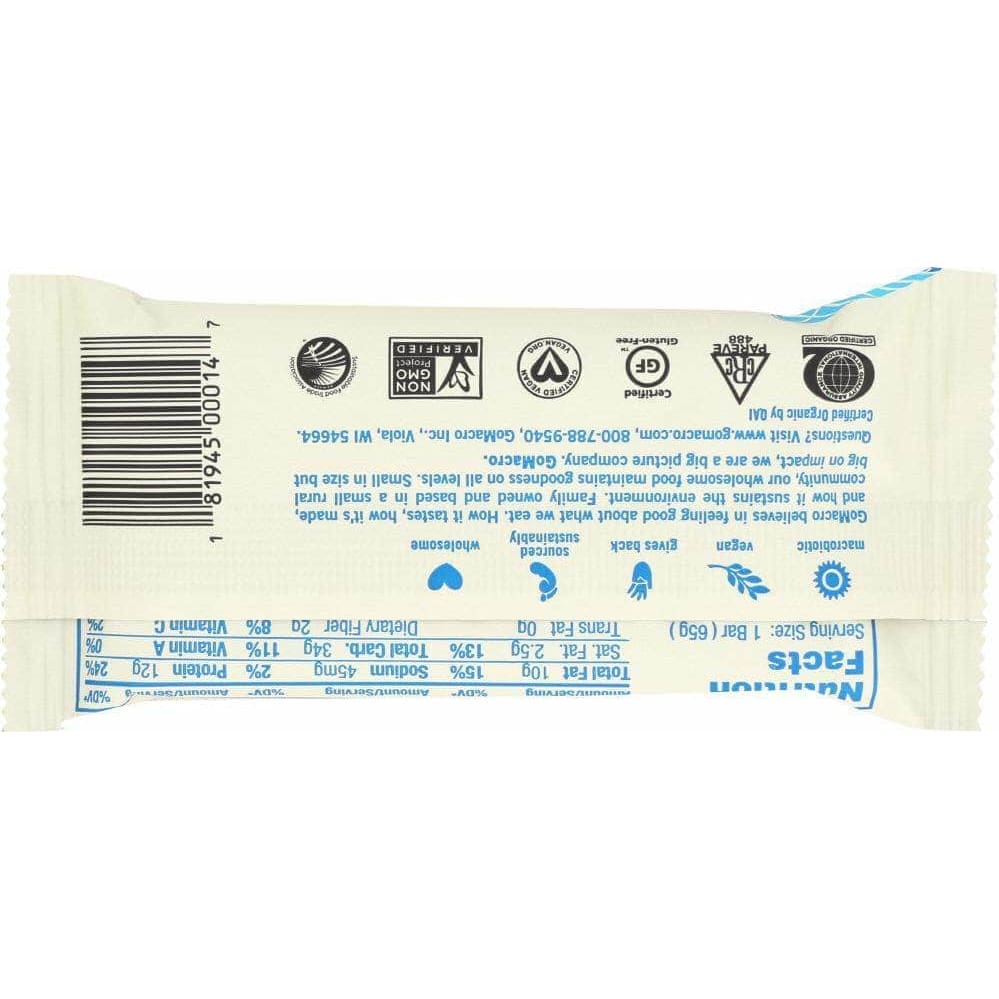 Gomacro Gomacro MacroBar Protein Replenishment Peanut Butter, 2.3 oz