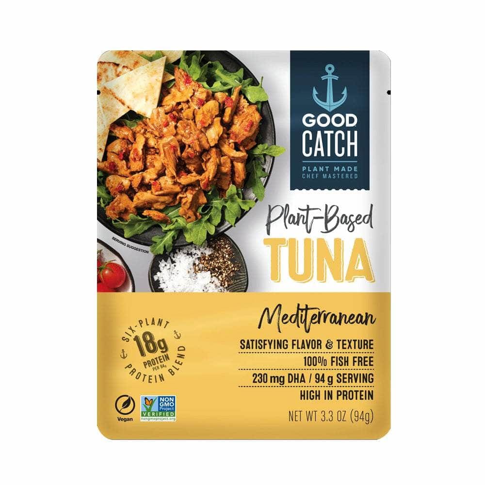 GOOD CATCH: Mediterranean Plant Based Tuna, 3.3 oz (Case of 4) | ShelHealth