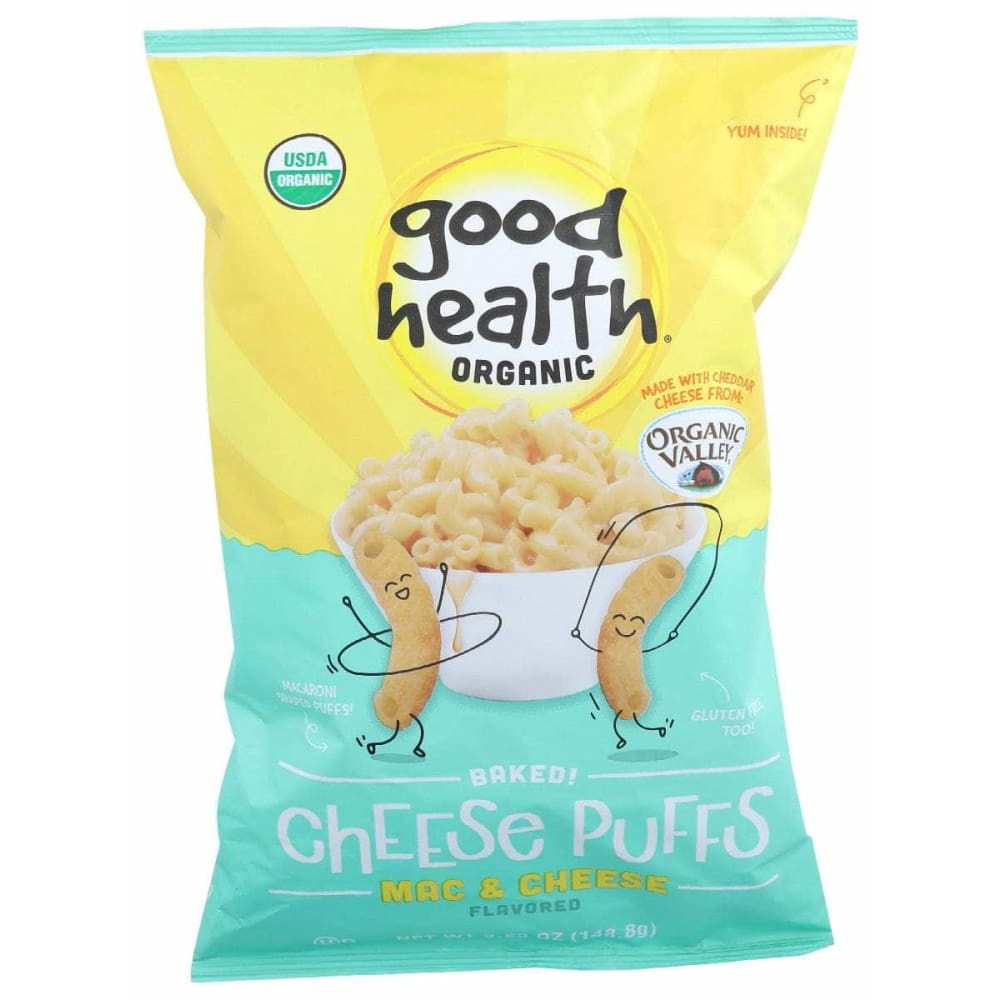 GOOD HEALTH GOOD HEALTH Baked Cheese Puffs Mac & Cheese Organic, 5.25 oz