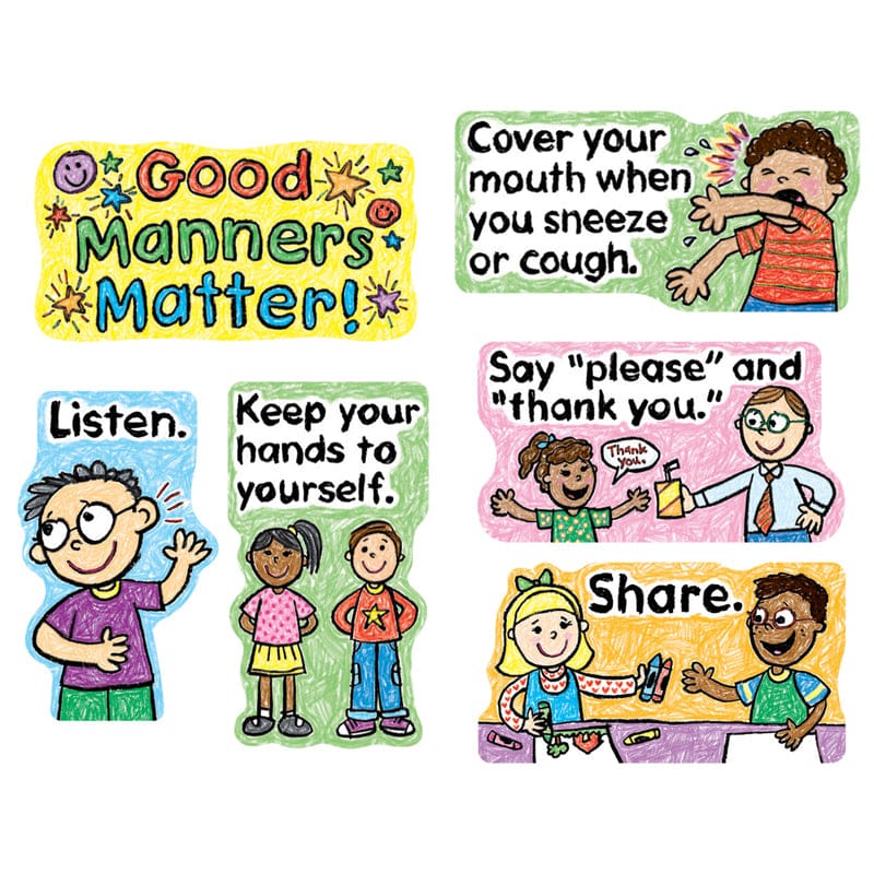 Good Manners Matter Mini Bb Set (Pack of 6) - Social Studies - Carson Dellosa Education