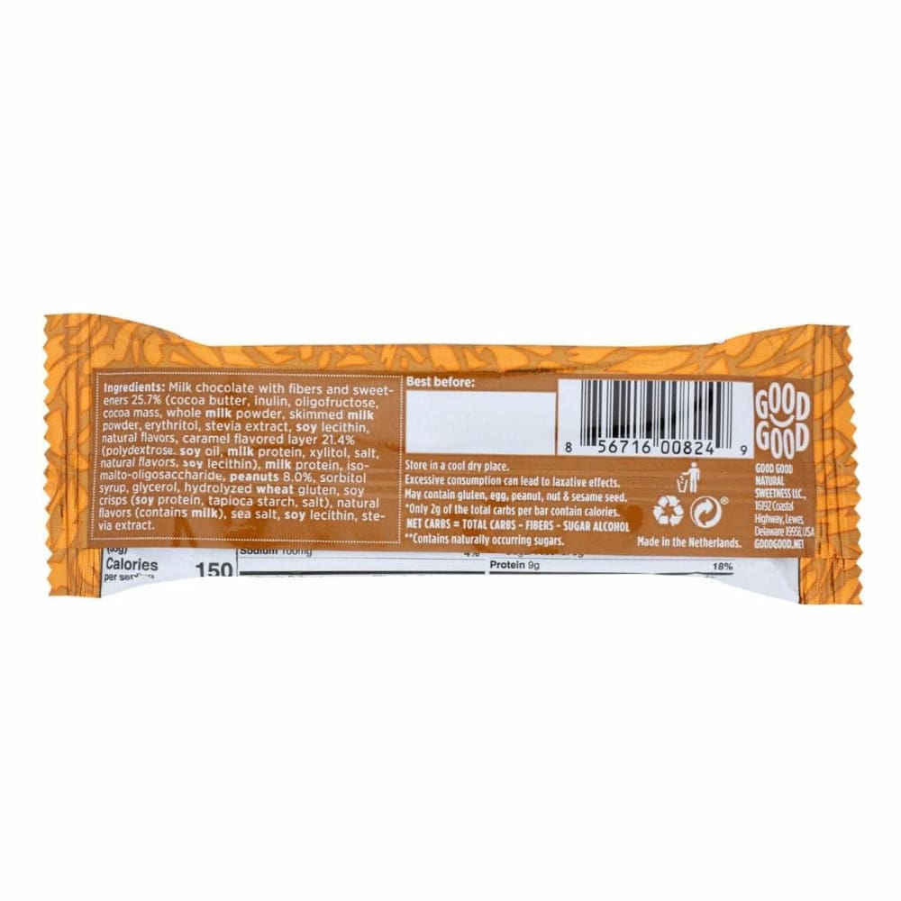 GOOD GOOD Grocery > Snacks GOOD GOOD: Salty Caramel Nut Krunchy Bar, 1.23 oz
