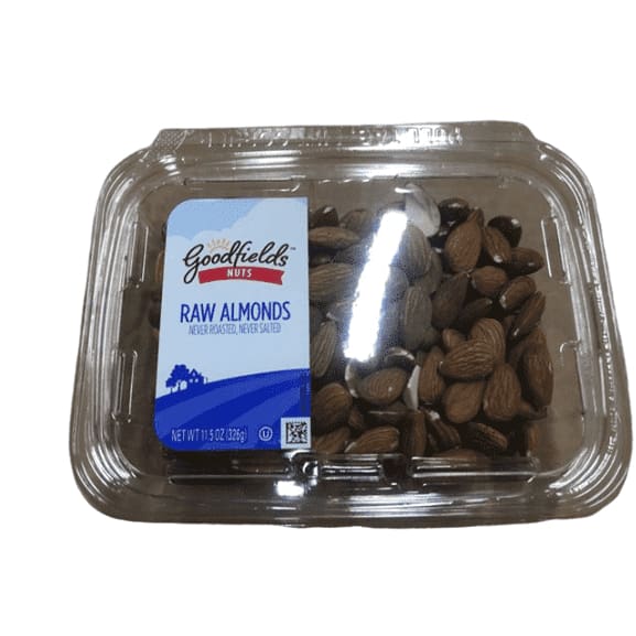Goodfield's Raw Almonds, 11.5 oz. - ShelHealth.Com