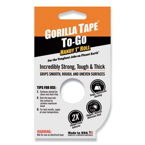 Gorilla Gorilla Tape 3 Core 1.88 X 30 Yds Black - Office - Gorilla®