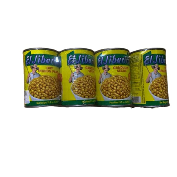Goya El Jibarito Pigeon Peas 15.5 OZ (Pack of 4) - ShelHealth.Com