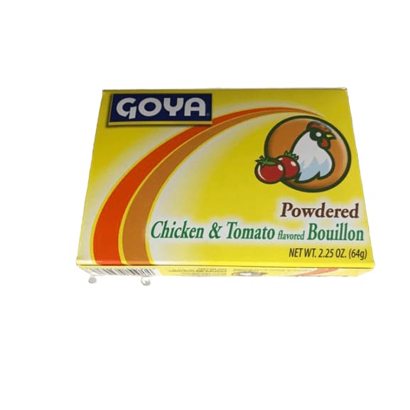 Goya Foods Chicken & Tomato Bouillon, Powdered, 2.25 Ounce - ShelHealth.Com